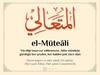 EL-MÜTEÂLÎ